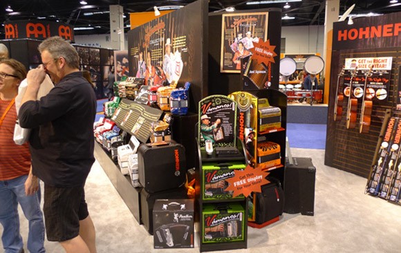 Hohner Vamonos display at NAMM