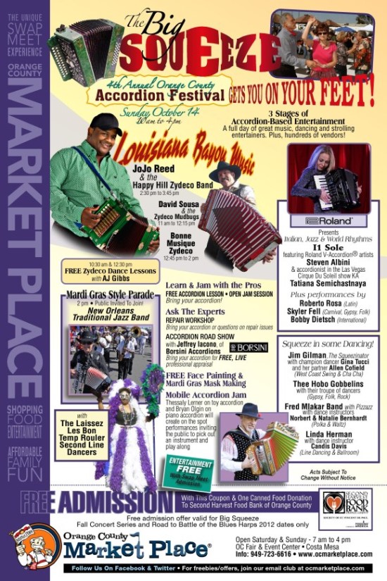 4th Annual Orange County Accordion Festival:Big Squeeze