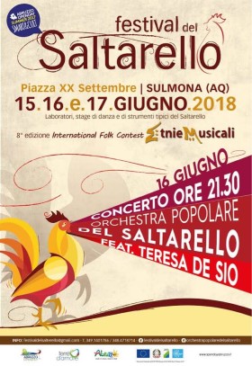 Poster: Festival del Saltarello