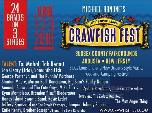 Michael Arnone's  NJ Crawfish Fest in NJ - USA
