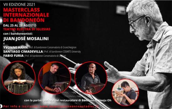 MASTERCLASS INTERNAZIONALE DI BANDONEON VII ED. 2021 - Italia