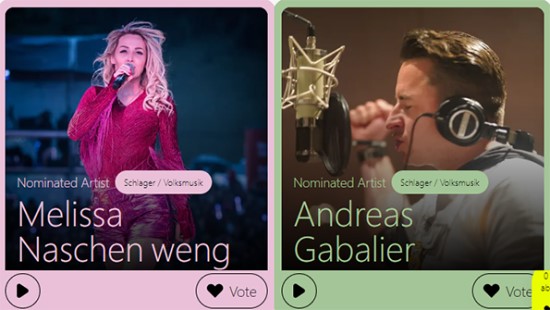 Melissa Naschenweng Andreas Gabalier