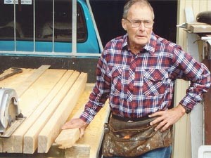 Arthur Maich who donated the Kauri timber