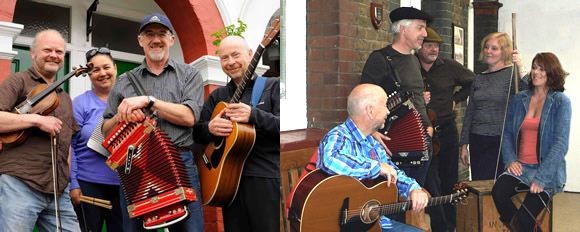 left: Colin and the Crawfish Band &  right: Acadian Driftwood