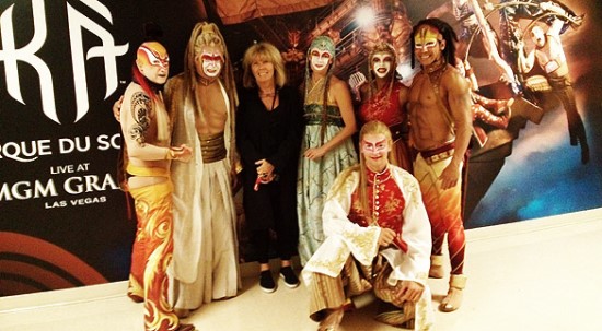holda with hubert gall and the cirque du soleil artists