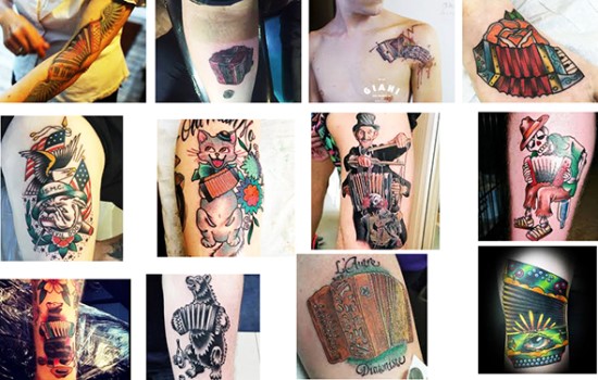 Accordion tattoos
