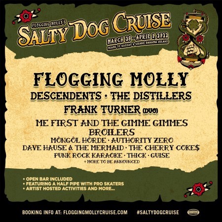 “Flogging Molly” 2022 Salty Dog Cruise - USA