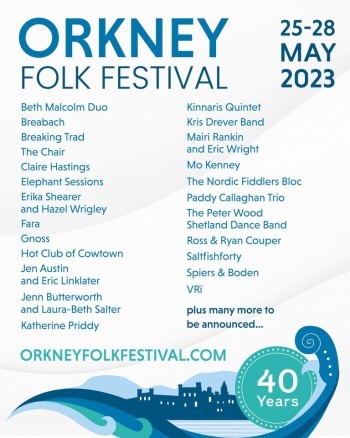 40th Orkney Folk Festival header