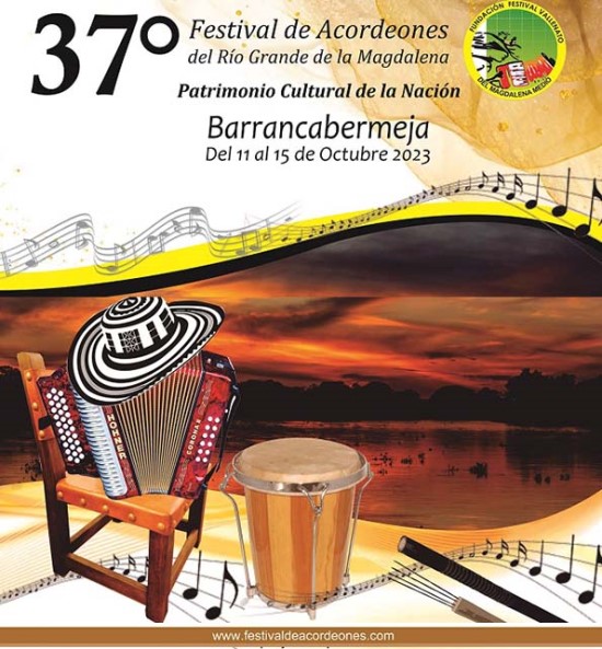 37° Festival de Acordeones del Río Grande de la Magdalena - Columbia